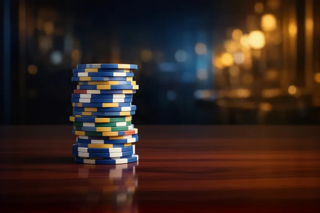 Ảnh minh hoạ chồng chip tròn cho mục kinh nghiệm casino SHBET