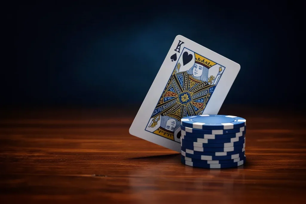 Ảnh minh hoạ quân bài dựng nghiêng cho mục hỏi đáp game bài SHBET